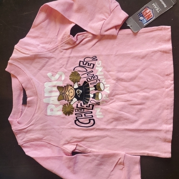 NWT NFL Rams Long Sleeve T-Shirt Sz 24 mths - Picture 1 of 3